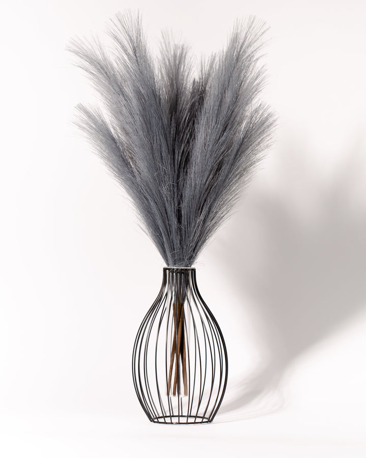 FAUX PAMPAS GRASS - Black