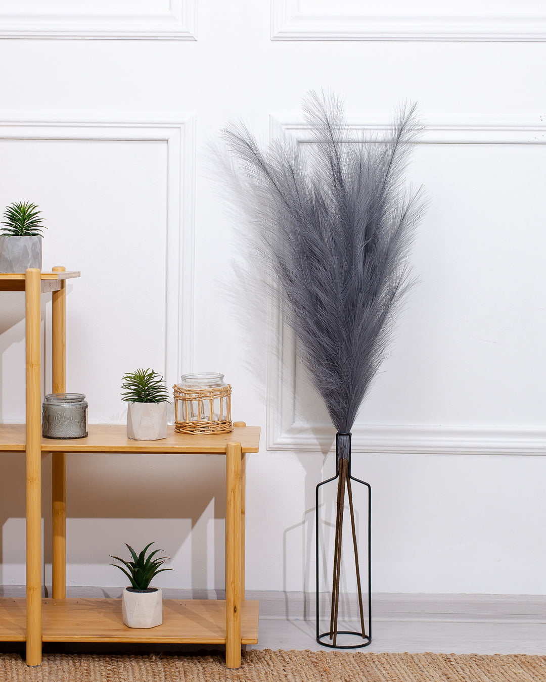 FAUX PAMPAS GRASS - Grey