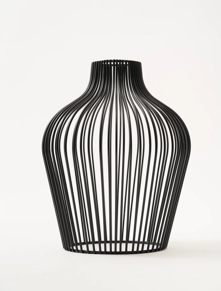 OUTLINE VASE - BLACK - Decovasse